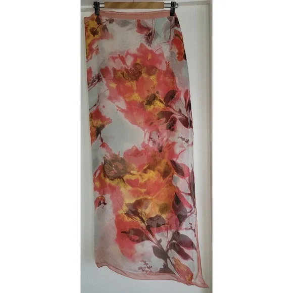 Vince Camuto Women's Rectangle Scarf Floral Multicolored 40 x 40 inches - Picture 1 of 3
